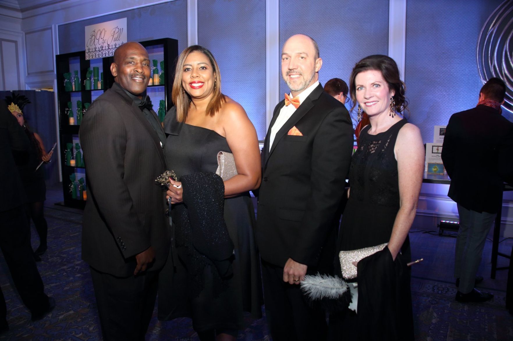 Kurtis and Irasa Downing, Steve and Darcie Rueschhoff